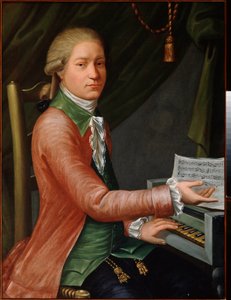 Portret van de componist Yevstigney Fomin (1761-1800) door School Russian