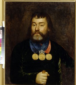 Portret van de dichter Konstantin Zlobin (1777-1813)