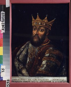 Portret van grootvorst Vsevolod III Yuryevich het Grote Nest van Vladimir (1154-1212) door School Russian