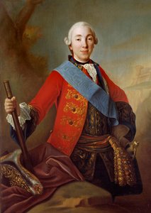 Portret van Peter III Fedorovich (1728-1762) Russische tsaar door School Russian
