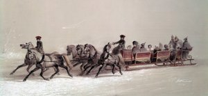 Slederit van de familie van Alexander II door School Russian