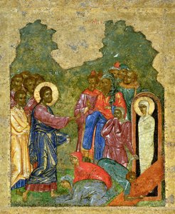 De Opwekking van Lazarus, Novgorod School