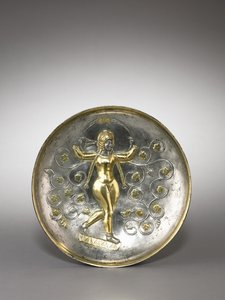 Schaal: De Godin Anahita, 400-600 door School Sasanian