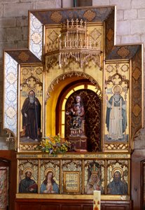 Hermitage (Ermita de Nuestra Señora de La Plaza). Interieur. Altaar