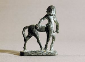 Iberische kunst: sculptuur van een centaur 6e-4e eeuw v.Chr.