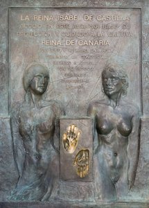 Monument voor Isabel van Castilië in de Alcazar-tuinen