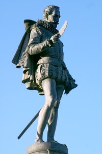 Standbeeld van Miguel de Cervantes (1547-1616)