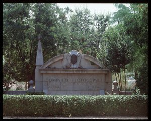 Uitzicht op het El Greco-monument