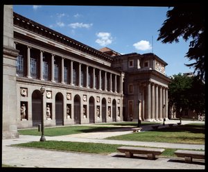 Uitzicht op het Prado museum (fotografie)