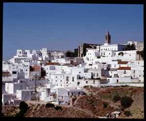Uitzicht op Vejer de la Frontera, Andalusië, Spanje door School Spanish