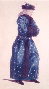 Miniatuurportret van Voltaire (1694-1778) op oudere leeftijd c.1770-80