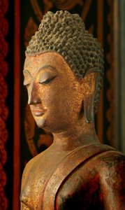 Lanna Sukhothai Stijl Boeddha (brons)