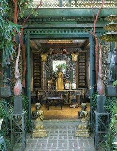 Paar Thaise dakornamenten