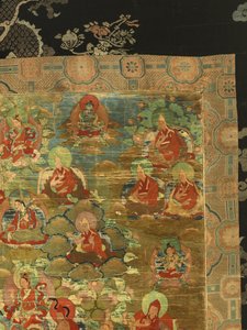 (detail) van de Derde Panchen Lama Losan Penden Yeshe door School Tibetan