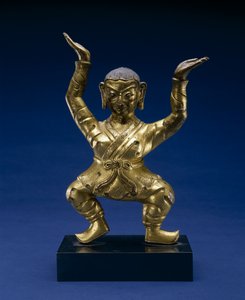 Staand figuur van Mahasiddha door School Tibetan
