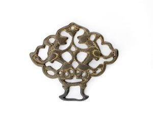 Ornament met een paar leeuwen, Seljud-dynastie, mogelijk 13e eeuw door School Turkish