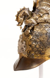 Helm, niet-geïdentificeerde Welsh Yeomany door School Welsh