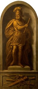 Een krijger, 1710 door School of Godfrey Kneller