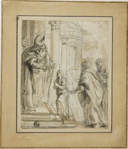 Presentatie van de Maagd door School of Peter Paul Rubens