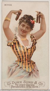 Botten, uit de serie Muziekinstrumenten N82 voor Duke merk sigaretten, 1888