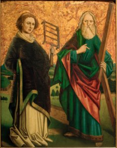 Meester, de heiligen Laurentius en Andreas