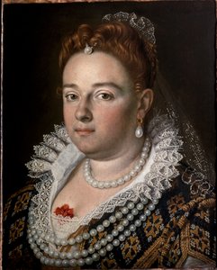 Portret van Bianca Capello, Venetiaanse dame van de Renaissance door Scipione Pulzone