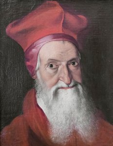 Portret van kardinaal Domenico Morone door Scipione (1550 98) Pulzone