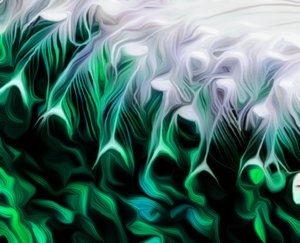 Groen Abstract