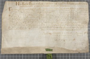Diploma uitgegeven door de universiteit aan Thomas James door Scottish School
