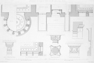 Exterieur en interieur details van Holmwood, Glasgow door Scottish School