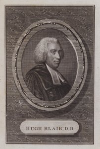 Hugh Blair, Schotse geestelijke (gravure)