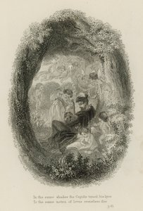 Scène uit Windsor Forest, door Alexander Pope