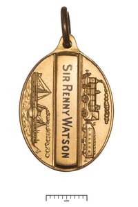 Schotland, Glasgow en South Western Railway, directeurs pas, ca. 1850 (goud & email) door Scottish School
