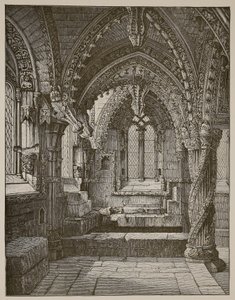 Zuidoostelijke hoek van de Lady Chapel, Rosslyn