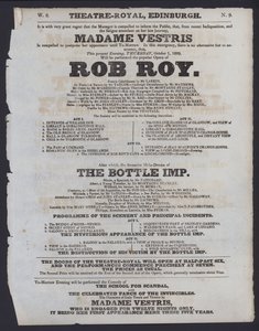 Theaterprogramma voor het Theatre Royal, Edinburgh door Scottish School