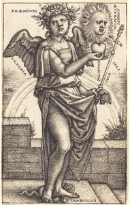 Allegorie van het Christendom door Sebald Beham