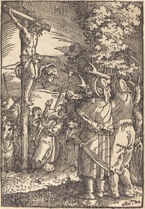 Christus aan het Kruis door Sebald Beham