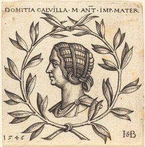 Domitia Calvilla door Sebald Beham