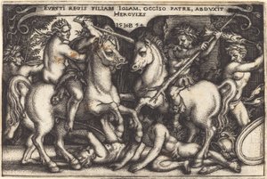 Hercules en Iole door Sebald Beham
