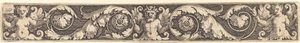 Ornament met één mannelijke en twee vrouwelijke figuren