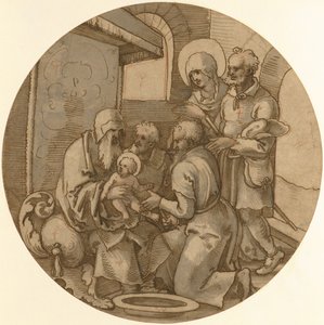De besnijdenis door Sebald Beham