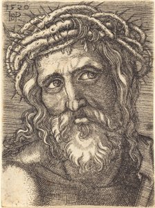 Het hoofd van Christus door Sebald Beham