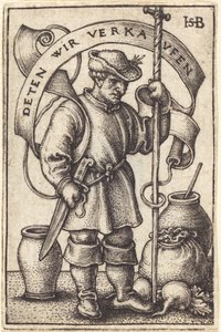 De marktboer door Sebald Beham