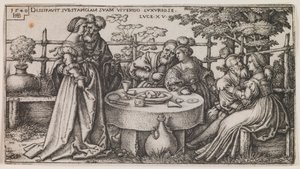 De verloren zoon verkwist zijn fortuin, uit de serie 