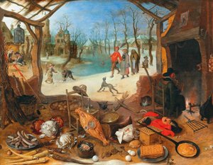 Een allegorie op de winter