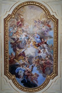 De apotheose van Sint Cecilia door Sebastiano Conca