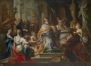 De afgoderij van koning Salomo door Sebastiano Conca