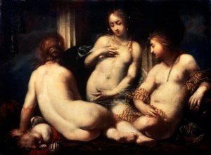 De Drie Gratiën, 1650s door Sebastiano Mazzoni