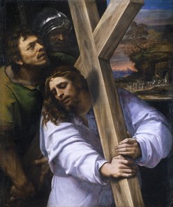 Christus Draagt het Kruis door Sebastiano Piombo del