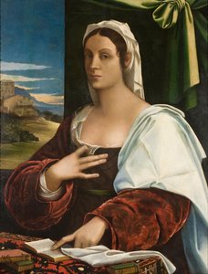 Vittoria Colonna 1490-1547 door Sebastiano Piombo del